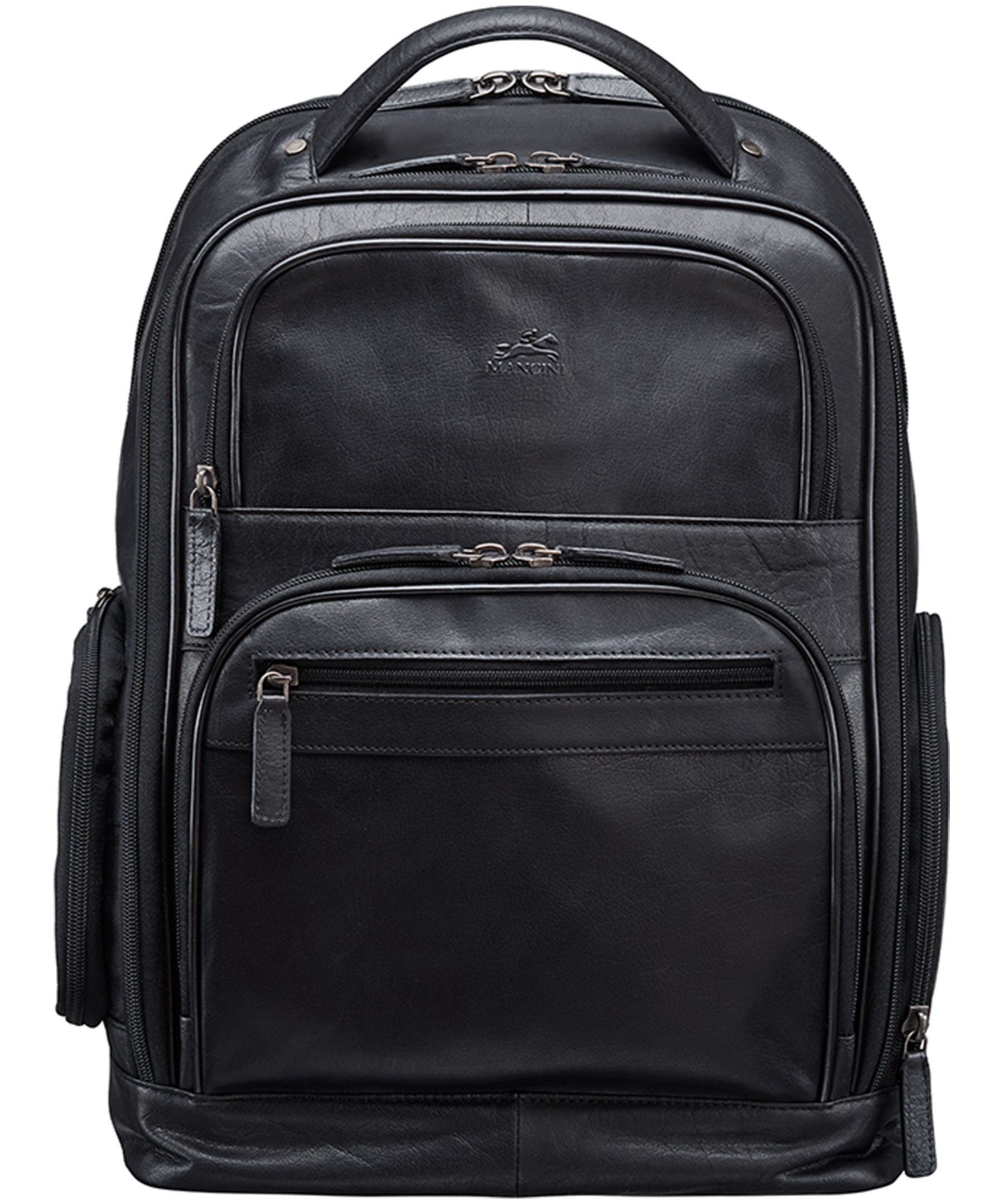 Mancini Leather Goods Unisex Buffalo Carry On Duffle Bag with Laptop Compartment