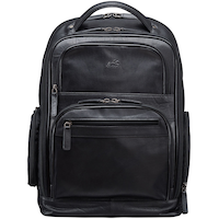 Mancini Leather Goods Unisex Buffalo Carry On Duffle Bag with Laptop Compartment