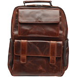 Buffalo Sac A Dos Pour Portable 15.6 Po. Avec Poche Rfid Brun Front_Flat