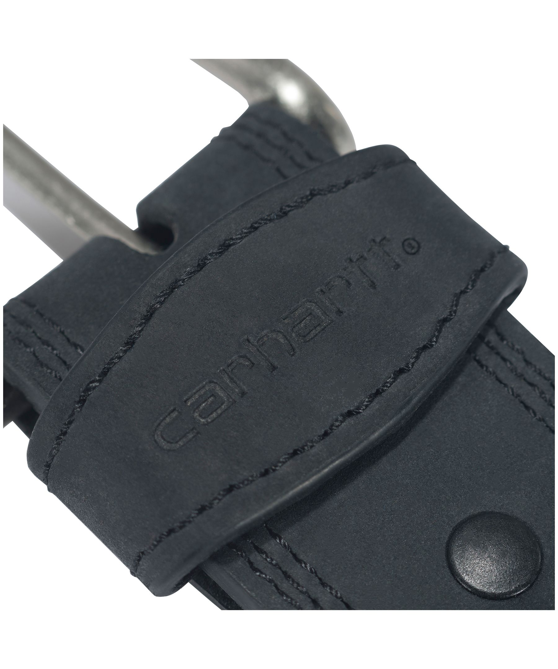 Carhartt Men's Leather Work Belt with Antique Nickel Buckle