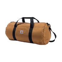 Carhartt Lightweight Rain Defender Water Repellent Duffel with Utility Pouch - Carhartt Brown Front_Three_Fourths_Angled_Left