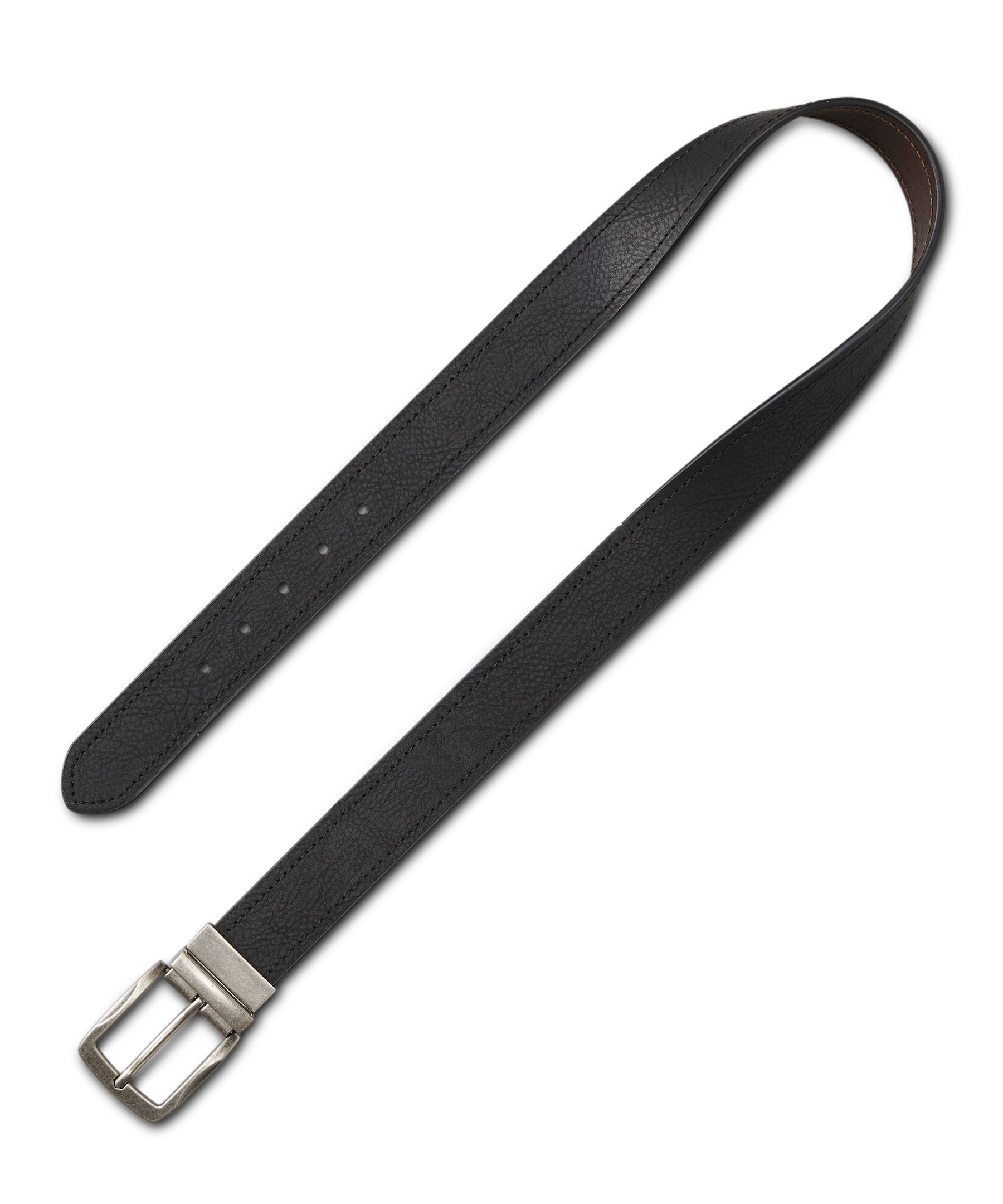 Denver Hayes Men's Reversible Basic Leather Belt