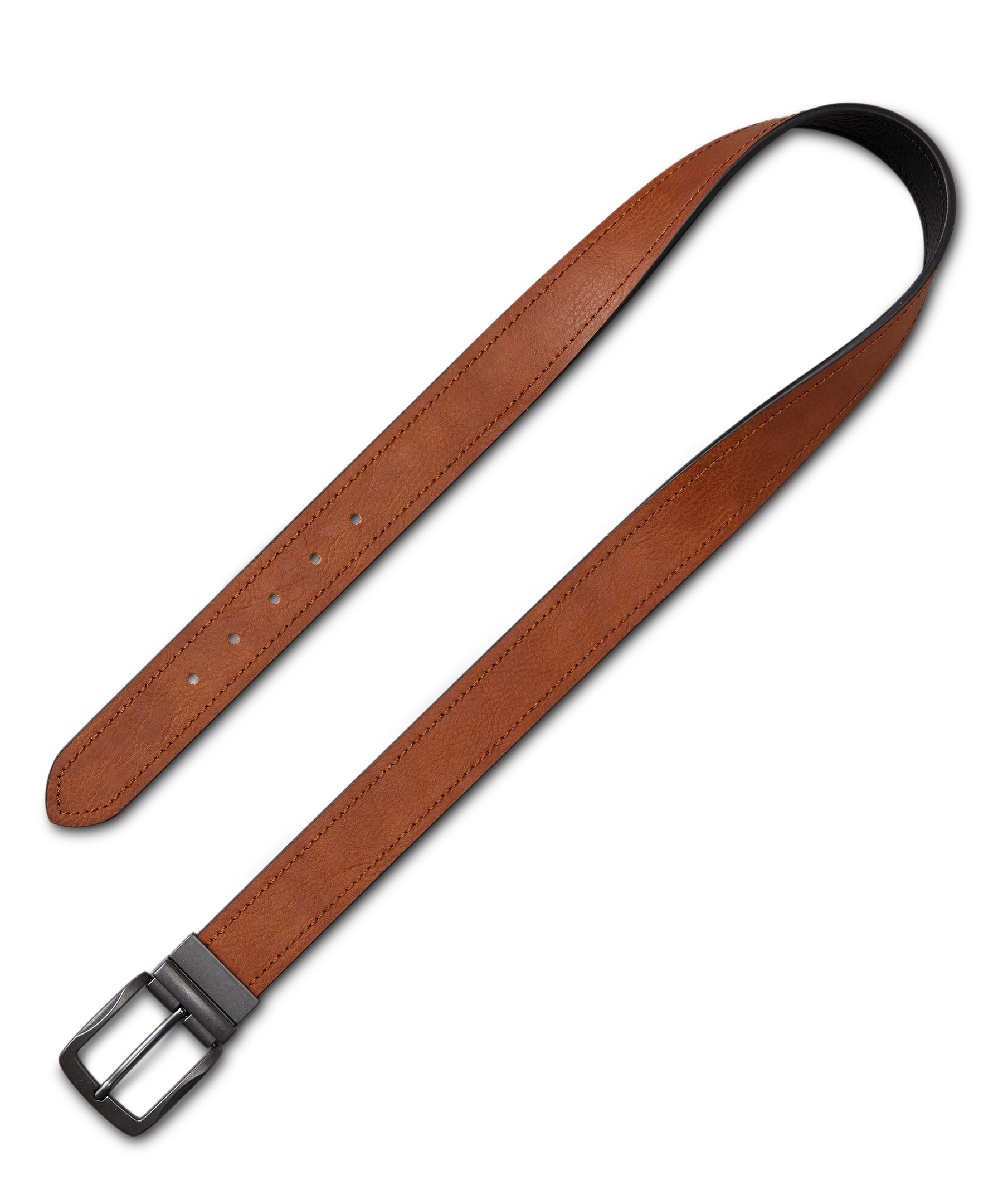 Denver Hayes Ceinture de base réversible en cuir pour hommes