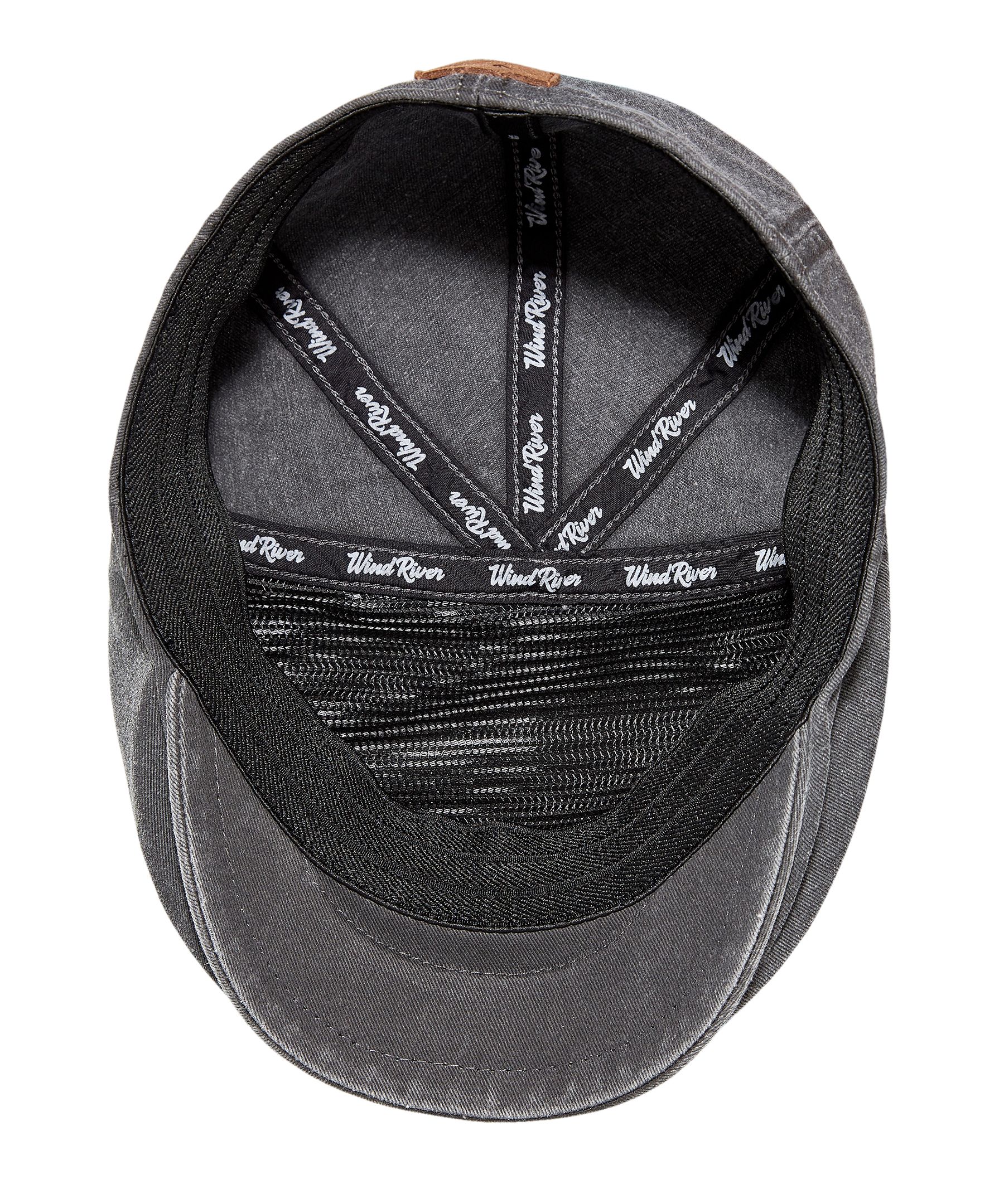 WindRiver Men's Pigment Dyed Cotton Twill Flat Cap