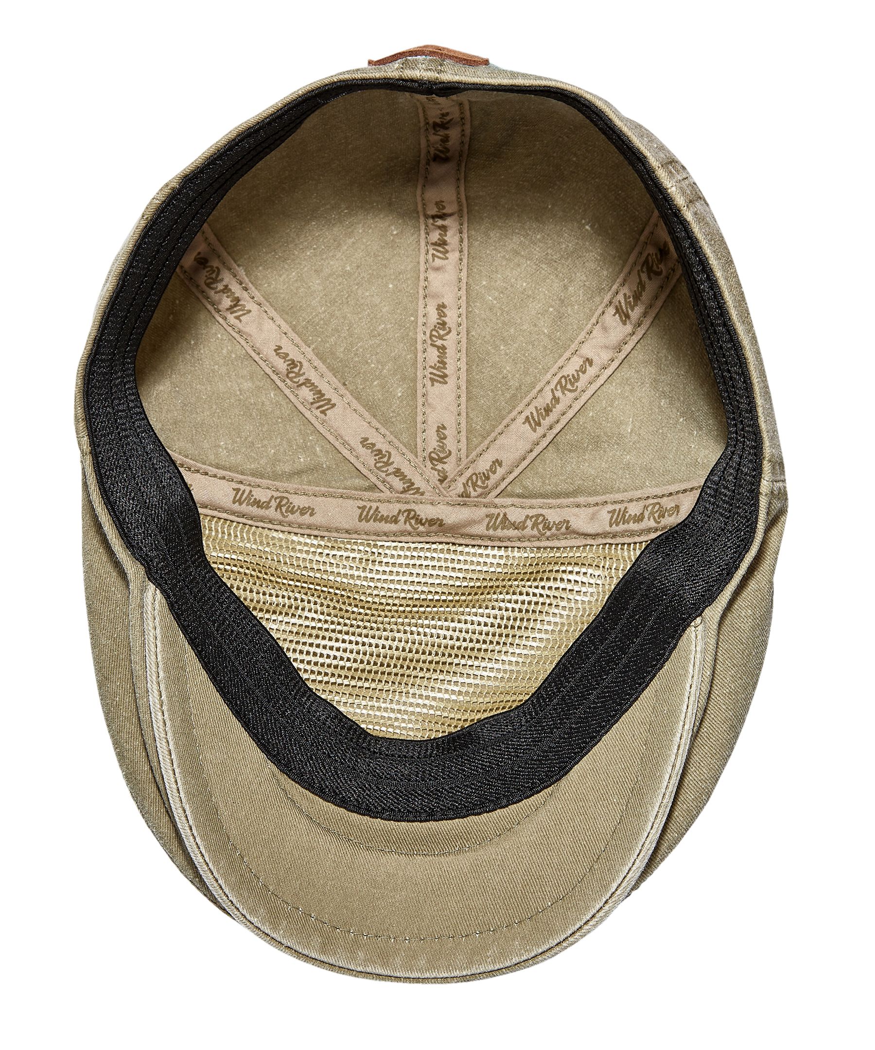 WindRiver Men's Pigment Dyed Cotton Twill Flat Cap