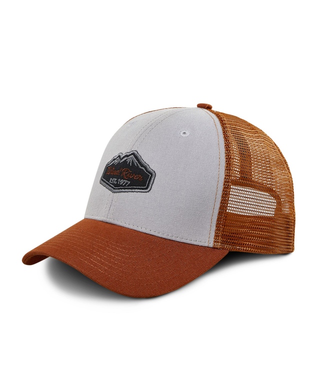 Casquette de baseball brodée avec arrière en filet pour hommes, WindRiver Front_Three_Fourths_Angled_Left