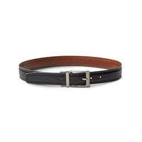 Denver Hayes Men's Reversible Dress Belt Front_Elevated