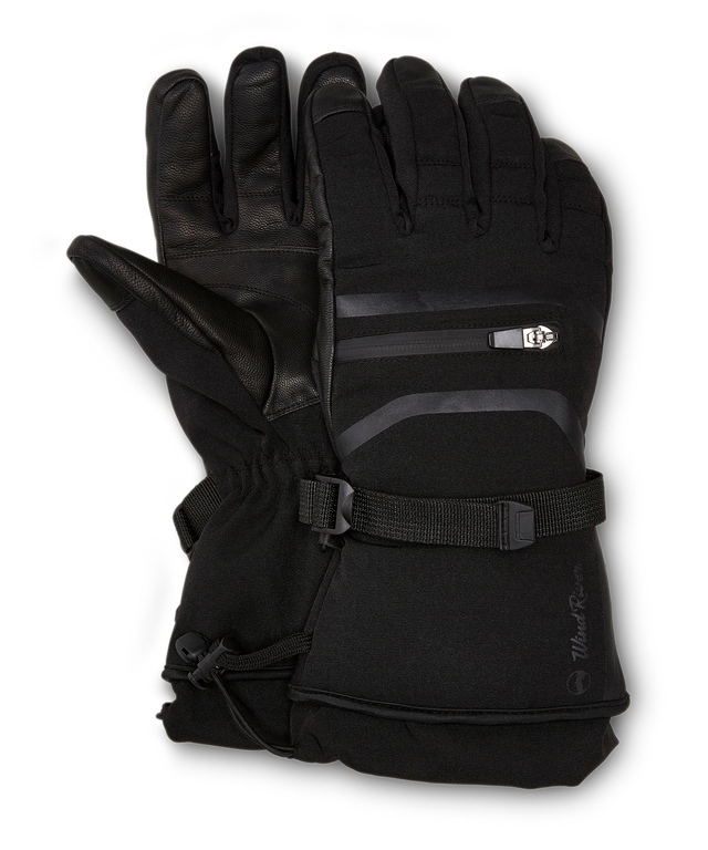 WindRiver Men's Waterproof Goatskin Leather T-Max Insulation Palm Gloves