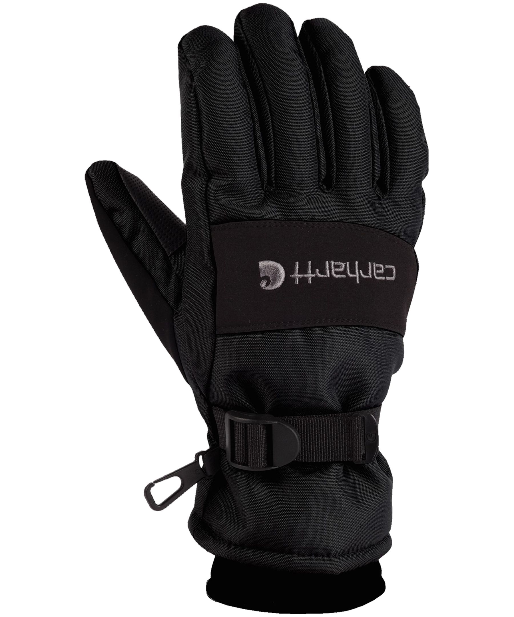 Gants de travail d'hiver imperméables avec isolant ultradoux et technologie Fast Dry, Carhartt - Gris foncé et noir