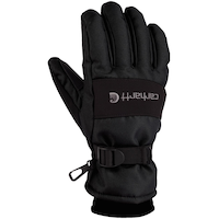 Gants de travail d'hiver imperméables avec isolant ultradoux et technologie Fast Dry, Carhartt - Gris foncé et noir