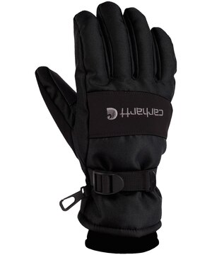 Gants de travail d'hiver imperméables avec isolant ultradoux et technologie Fast Dry, Carhartt - Gris foncé et noir