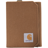 Portefeuille à trois volets en coutil de nylon pour hommes, Carhartt Front_Flat