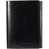 Carhartt Men's Rough Cut Trifold Wallet - Black Front_Flat