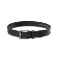 Denver Hayes Men's Durable Stitched Leather Belt