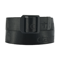 Carhartt Men's Nylon Webbing Ladder Lock Belt - Black Front_Flat