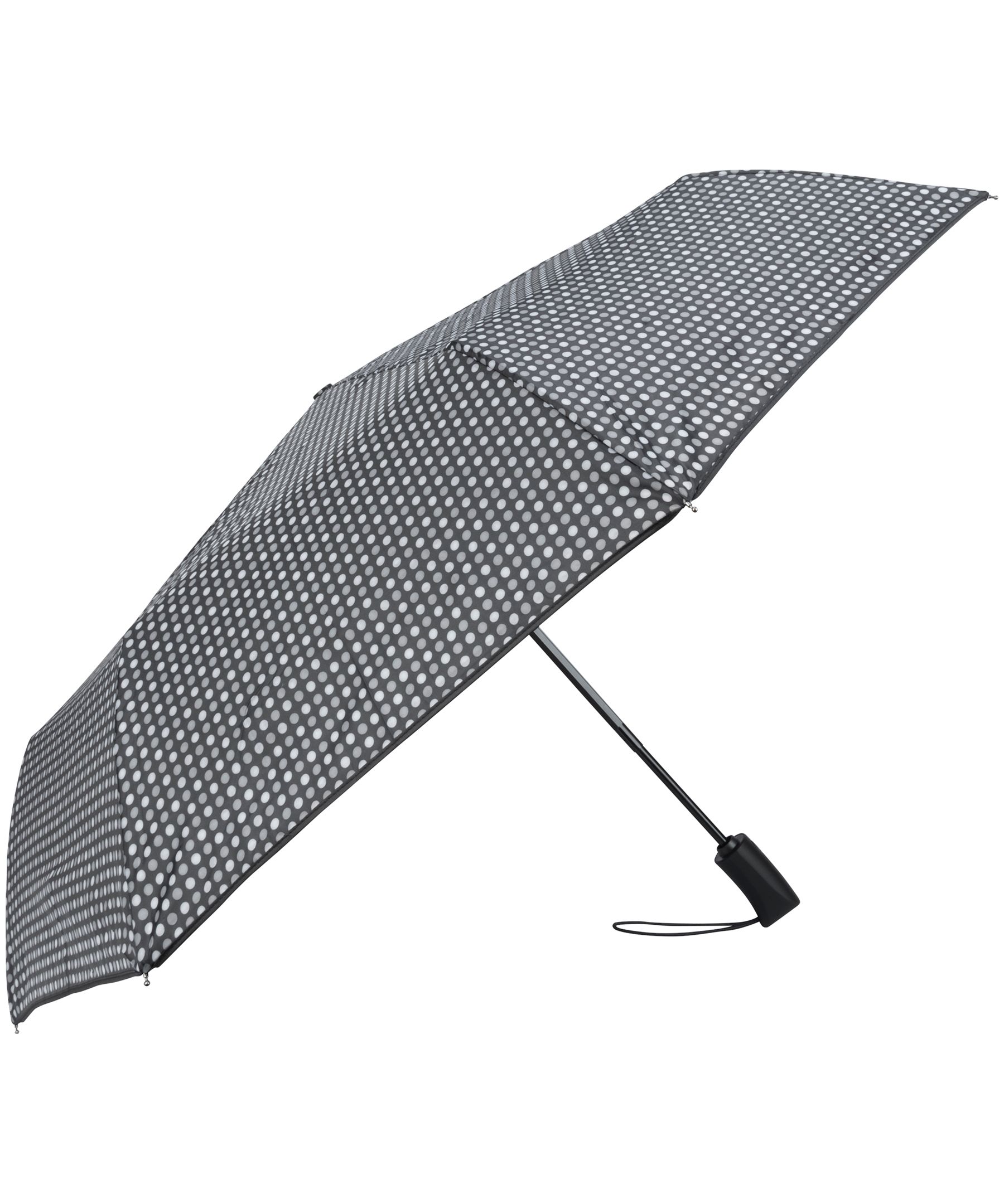 Parapluie à ouverture et fermeture automatique, pois bleus, WEATHERPROOF