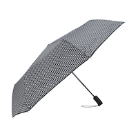 WEATHERPROOF Auto Open Close Blue Dot Umbrella - 42 Inch