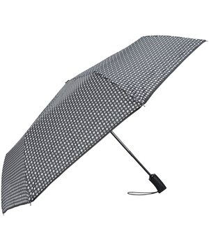 Parapluie à ouverture et fermeture automatique, pois bleus, WEATHERPROOF