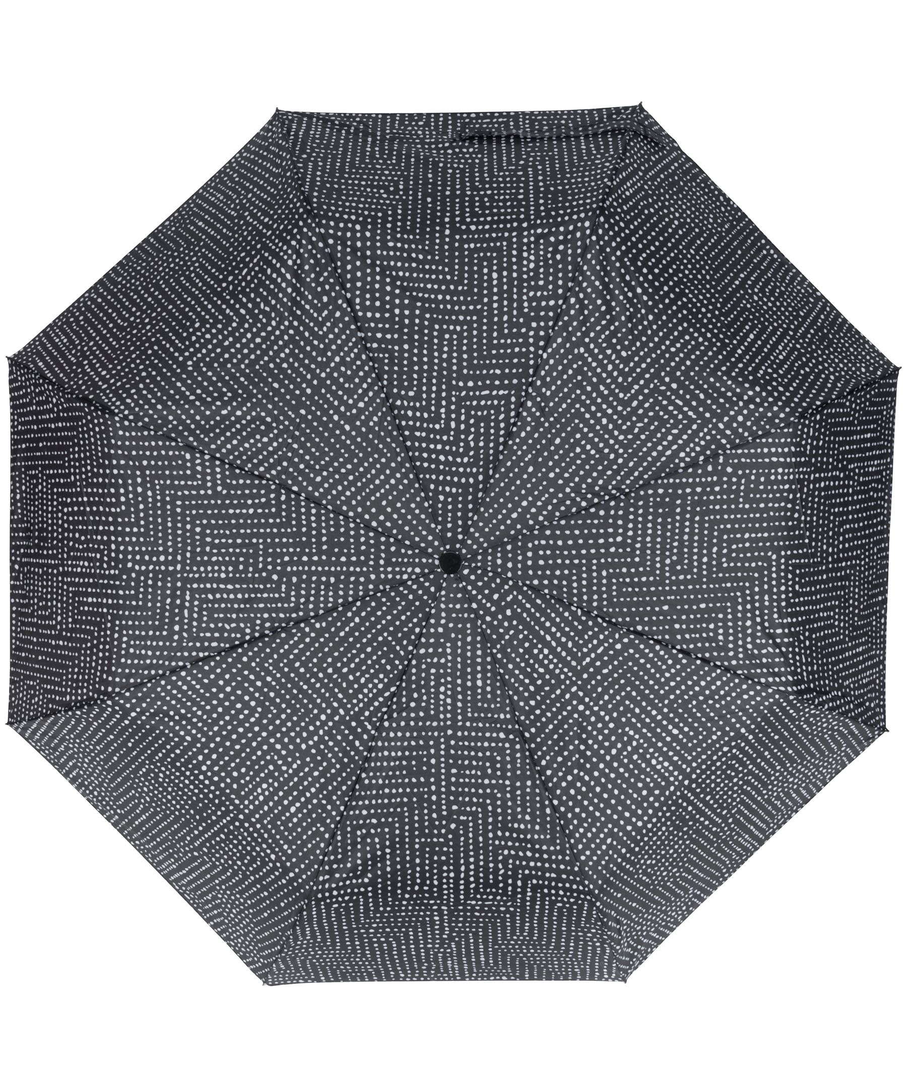 WEATHERPROOF Auto Open Close Blue Dot Umbrella - 42 Inch