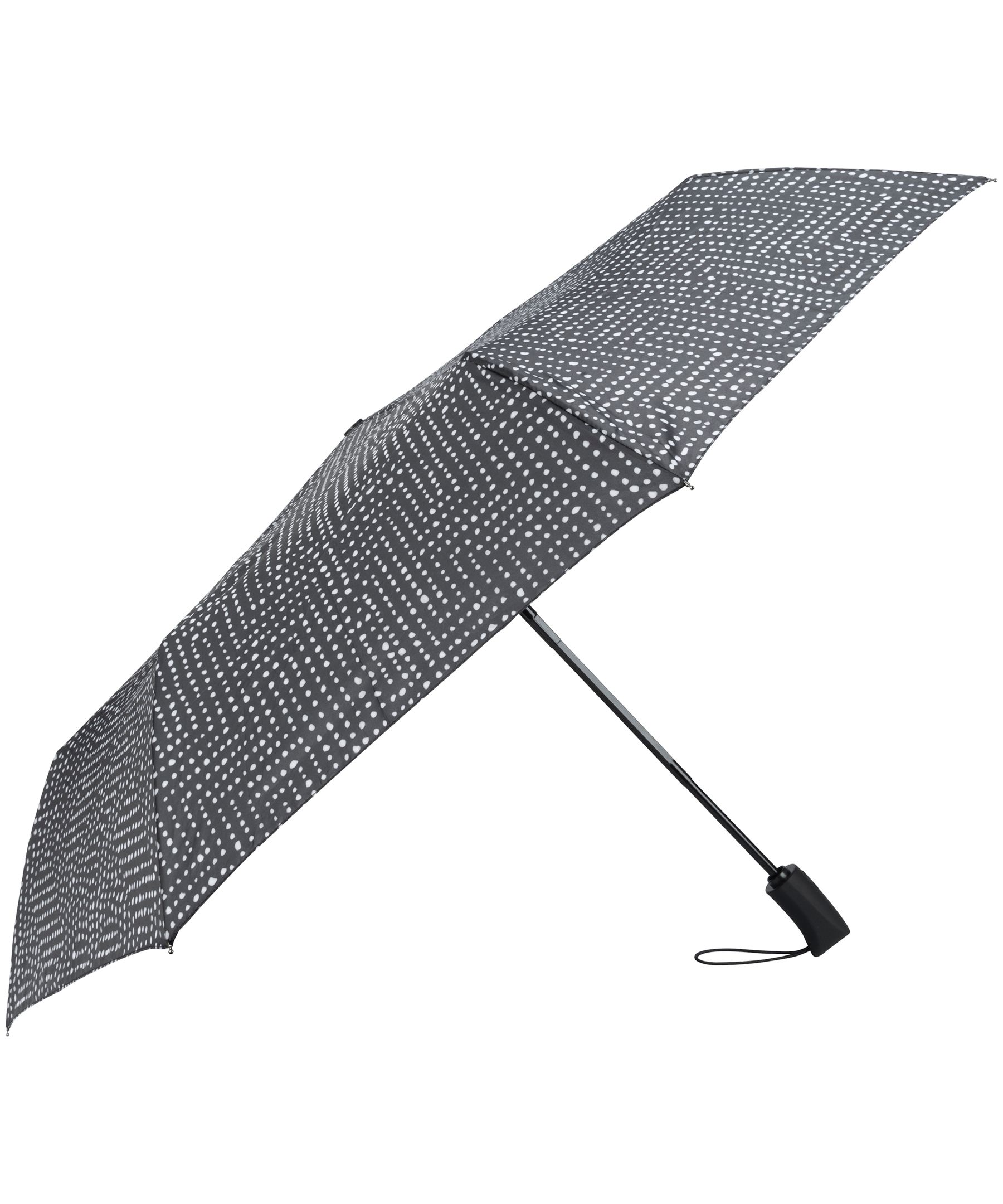 WEATHERPROOF Auto Open Close Blue Dot Umbrella - 42 Inch