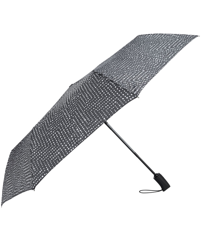 WEATHERPROOF Auto Open Close Blue Dot Umbrella - 42 Inch