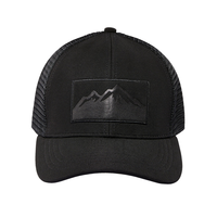 Casquette de baseball avec arrière en filet et appliqué en relief, WindRiver Front_Elevated
