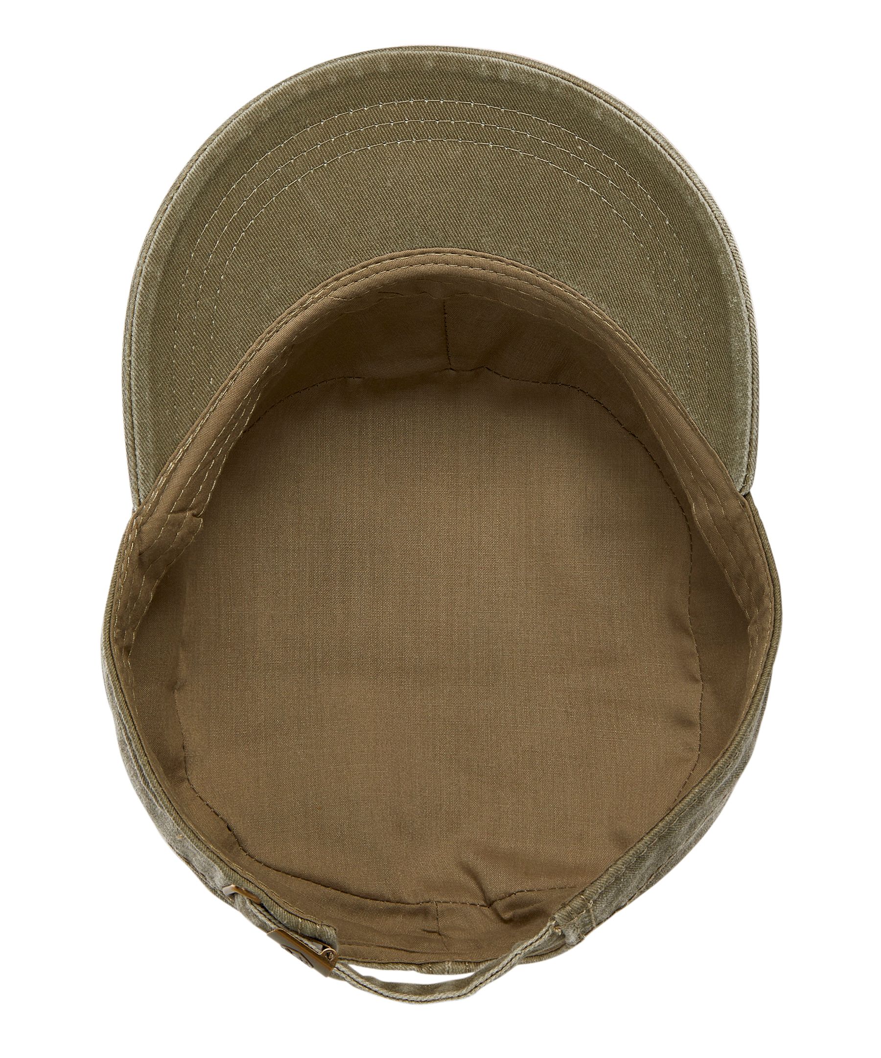 Casquette militaire en sergé teint aux pigments pour hommes