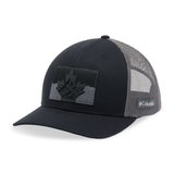 Casquette de camionneur Columbia en filet à boutons pression arrière pour hommes Front_Angled_Left