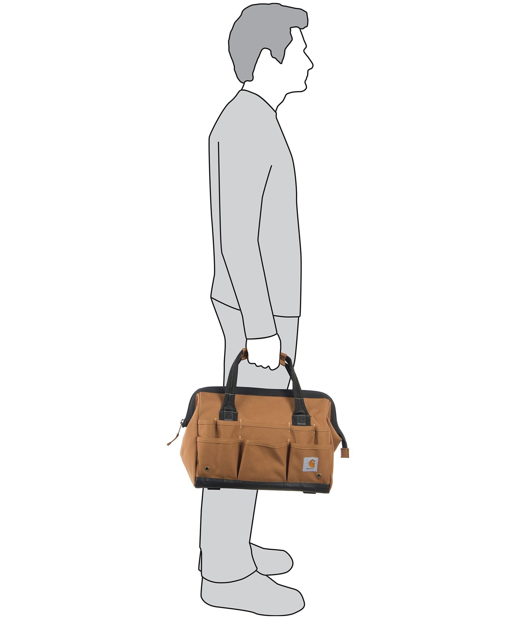 Carhartt 14 Inch Heavyweight Tool Bag with 25 Pockets