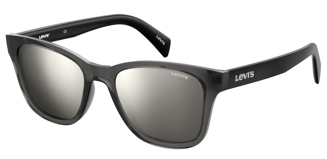 Levi's Unisex Plastic Framed Grey Sunglasses Front_Angled_Left
