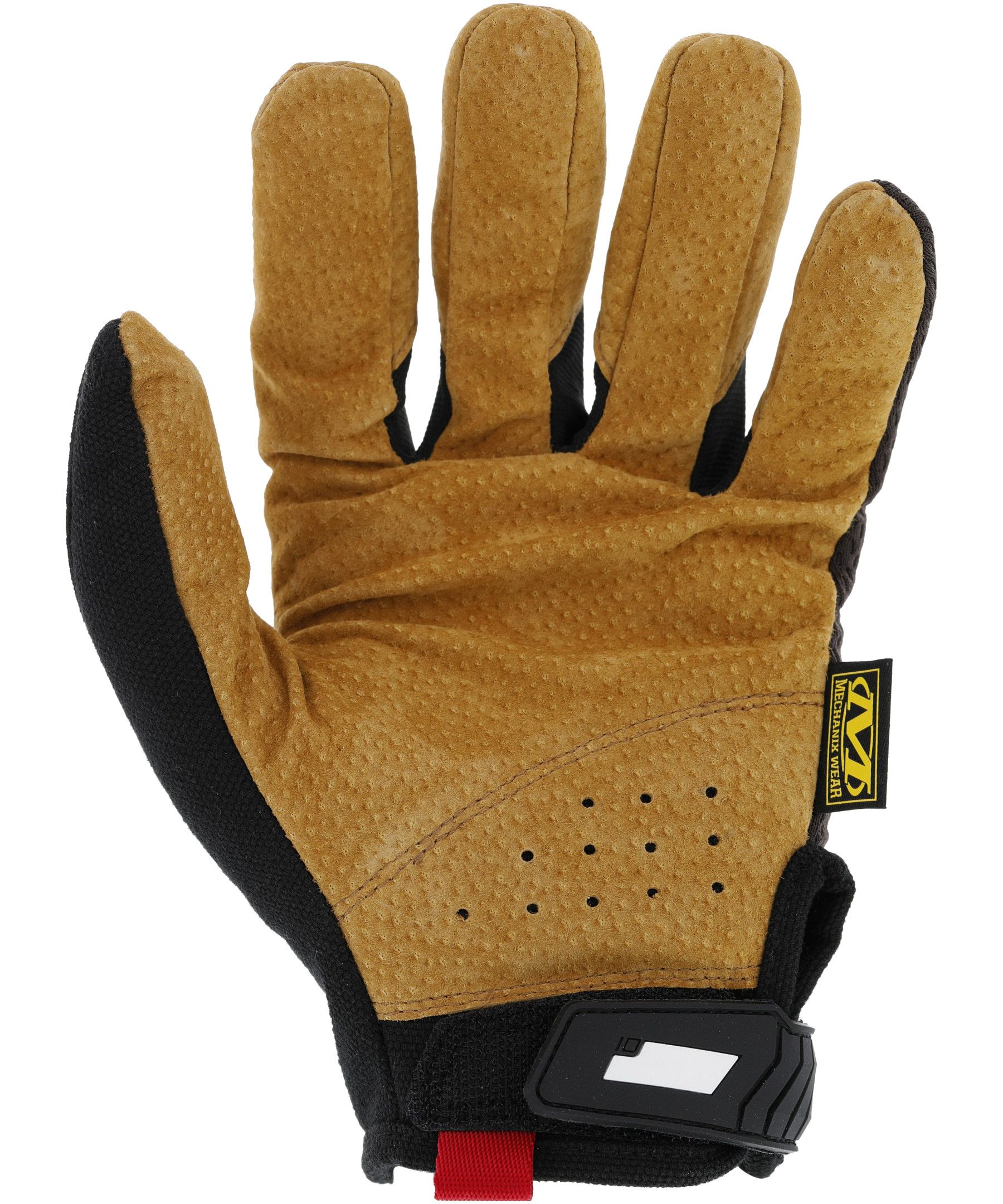 Mechanix Unisex 1 Pair Durahide Leather Palm Utility Gloves - Tan Black