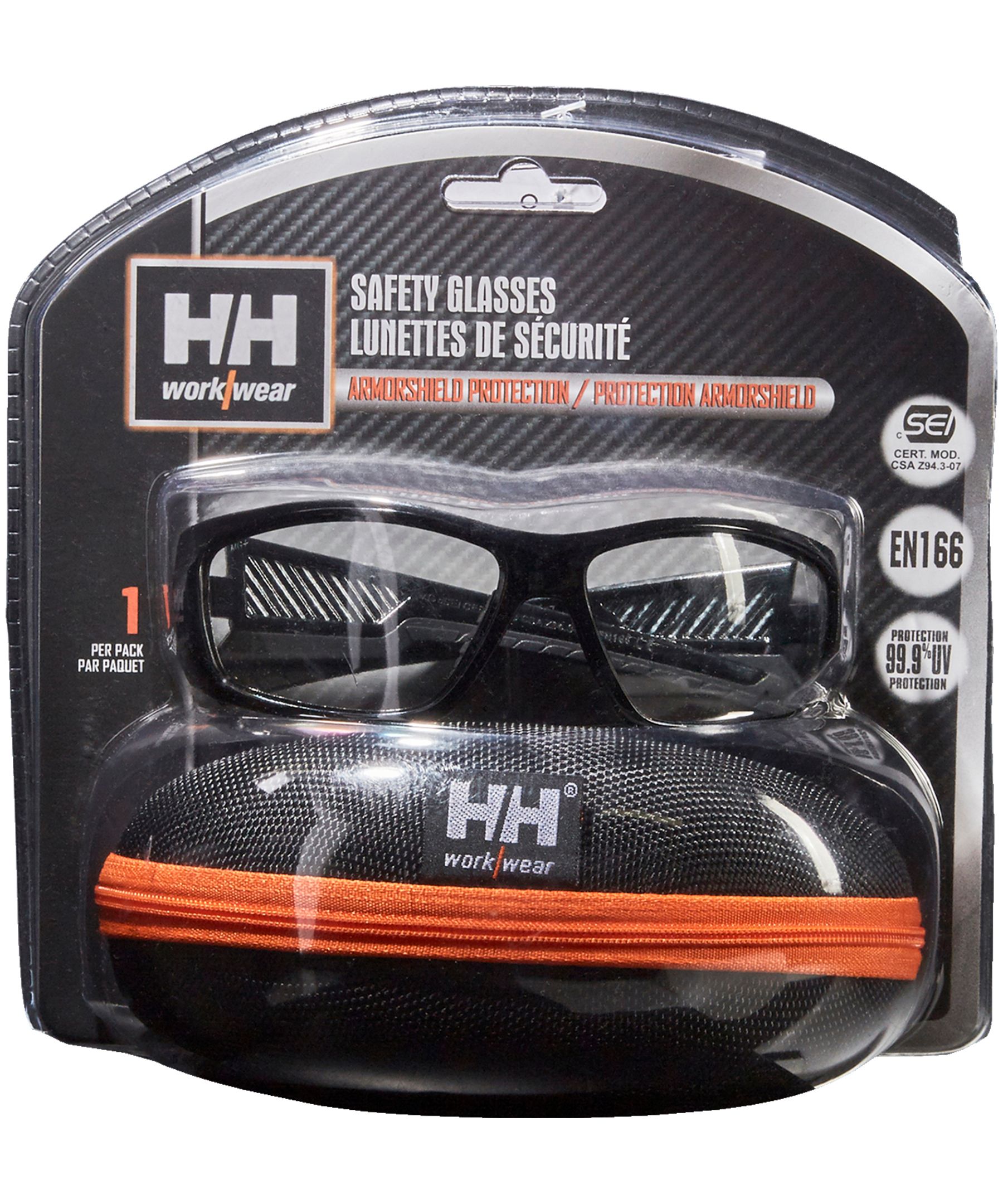 Lunettes de protection à verre transparent pour hommes, Helly Hansen Workwear
