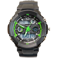 WindRiver Analogue Digital Water Resistant Watch Front_Flat