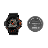 Montre analogique numérique résistante à l’eau, WindRiver