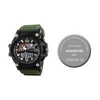 WindRiver Analogue Digital Water Resistant Watch Front_Flat