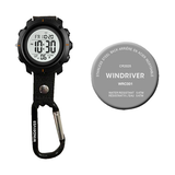 Montre numérique résistante à l’eau avec pince, WindRiver