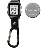 WindRiver Digital Clip Water Resistant Watch Front_Flat