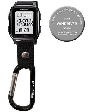 WindRiver Digital Clip Water Resistant Watch