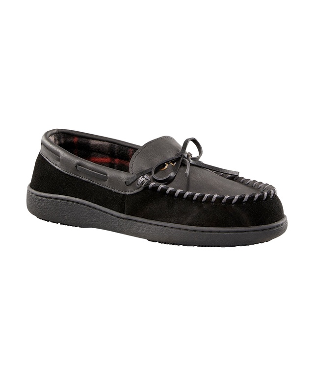 WindRiver Men's Suede Handsewn Slippers