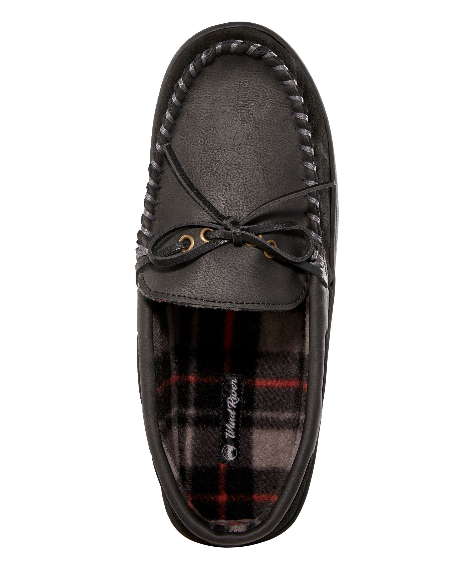 Pantoufles en suède cousues à la main pour hommes, WindRiver