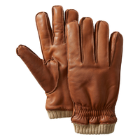 WindRiver Men's Goatskin Leather Gloves with Knit Cuff Composite_or_Mixed