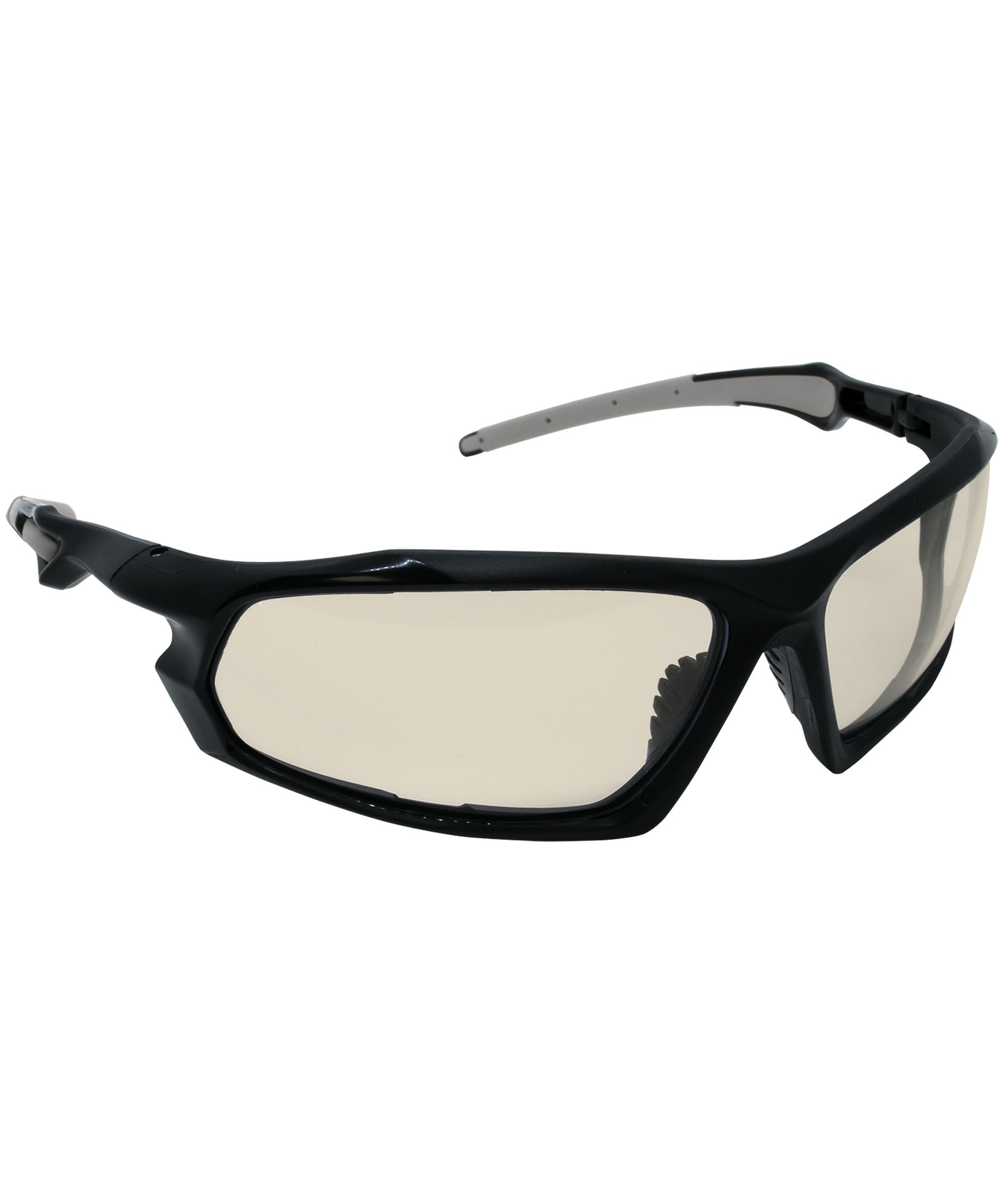Lunettes de protection à monture intégrale et à verres ambrés antibuée résistants aux rayons UV et aux chocs