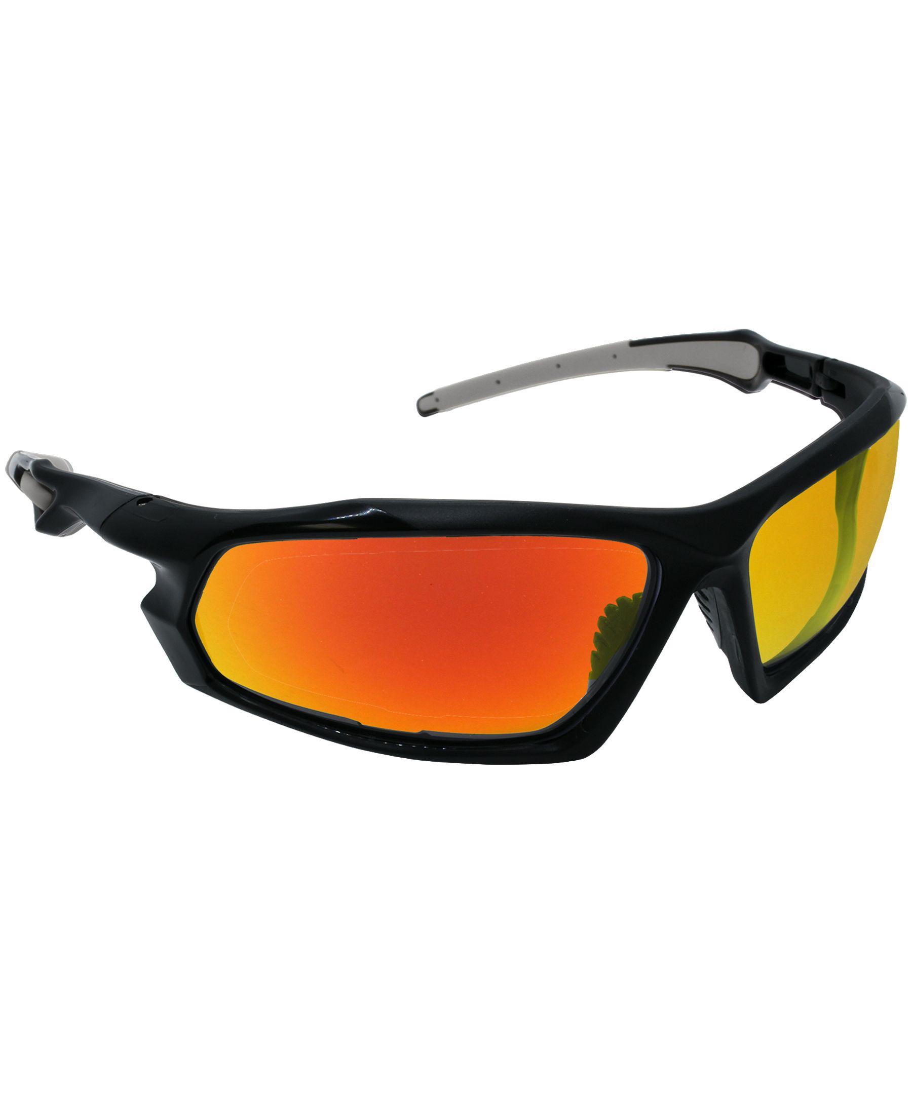 Lunettes de protection à monture intégrale et à verres ambrés antibuée résistants aux rayons UV et aux chocs