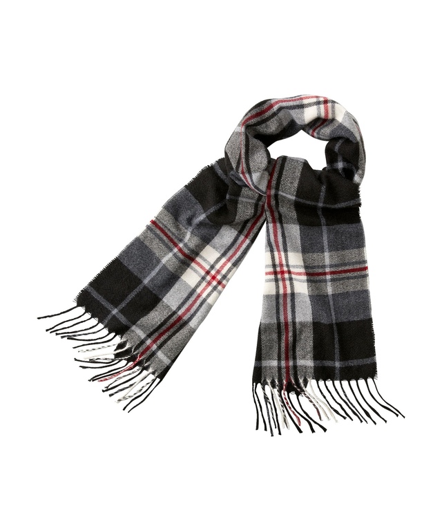 Foulard surdimensionné à motif à carreaux, Heritage, WindRiver Front_Flat