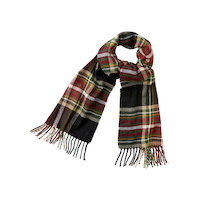 WindRiver Heritage Oversized Plaid Scarf Front_Flat