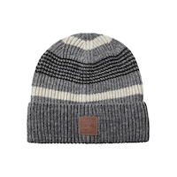 Tuque à revers à rayures pour hommes, Heritage, WindRiver Front_Flat