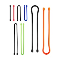 Attaches enroulable et réutilisable de 8 pouces en caoutchouc, paquet assorti de 8, Gear Tie, Nite Ize Composite_or_Mixed