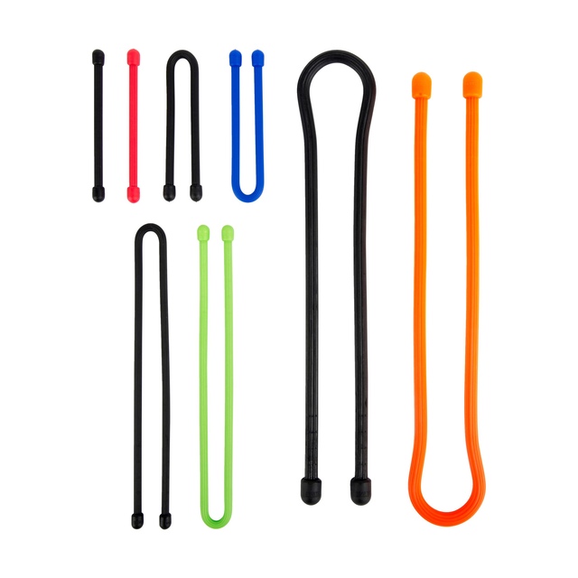 Nite Ize Gear Tie Reusable Twist Tie 8-inch 8-Pack Assorted Composite_or_Mixed