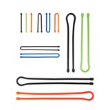 Nite Ize Gear Tie Reusable Twist Tie 8-inch 8-Pack Assorted Composite_or_Mixed