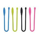 Lien torsadé de 6 pouces Gear Tie Cordable, paquet de 4, assortis, Nite Ize Front_Flat